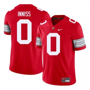 Brandon Inniss #0 Ohio State Scarlet Men Embroidery Jersey | Gameday College Football Apparel x1e1K759