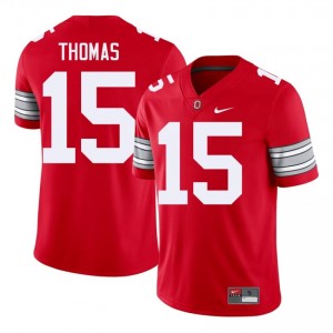 Jordan Thomas #15 OSU Scarlet Men Embroidery Jersey | Fresh University Football Merch 50E8X124