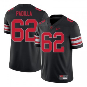Joshua Padilla #62 Ohio State Buckeyes Black Men Stitch Jersey | 2026 Season High School Football Gear bH76QI63