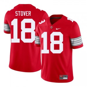 Kolton Stover #18 OSU Buckeyes Scarlet Men Embroidery Jersey | Limited University Football Edition 286H8T54