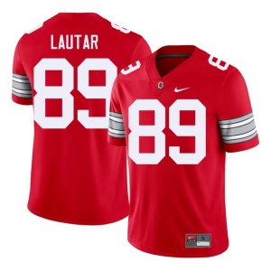 Nick Lautar #89 Buckeyes Scarlet Men Embroidery Jersey | Pro Cut College Football Edition X2665B23
