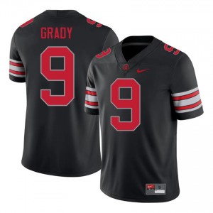 Zion Grady #9 OSU Buckeyes Black Men Stitch Jersey | Moisture Wicking High School Football Edition 4RYqoX87