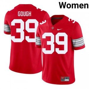 Glorien Gough #39 Ohio State Scarlet Women Embroidery Jersey | Gameday College Football Edition 34513K66