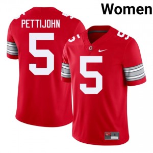 Riley Pettijohn #5 OSU Scarlet Women Embroidery Jersey | Pro Cut University Football Merch vljx8780