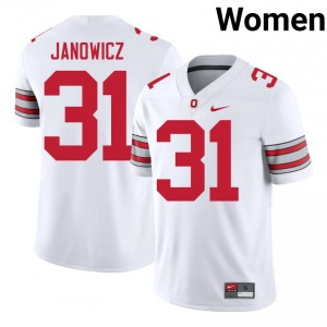 Vic Janowicz #31 OSU White Women Stitched Jersey | 2026 University Football Edition ycQ5s784