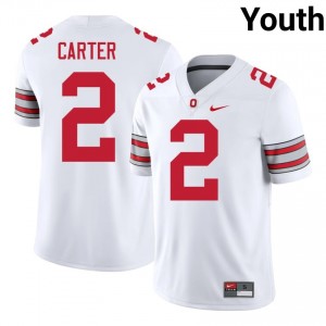 Cris Carter #2 Ohio State Buckeyes White Youth Stitched Jersey | Limited High School Football Merchandise 8jX05o23