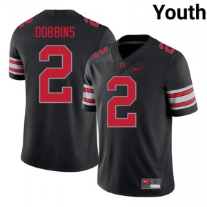 J.K. Dobbins #2 OSU Black Youth Sewn Jersey | Essential University Football Gear L8cl7V67