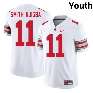 Jaxon Smith-Njigba #11 OSU White Youth Stitched Jersey | Exclusive University Football Gear 5kYbwe15
