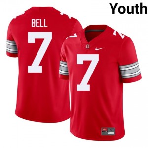 Phillip Bell #7 OSU Buckeyes Scarlet Youth Embroidery Jersey | 2026 Season High School Football Gear 120D8l48