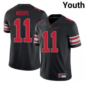 Terry Moore #11 Buckeyes Black Youth Stitch Jersey | Elite Thread College Football Edition 4B202B75